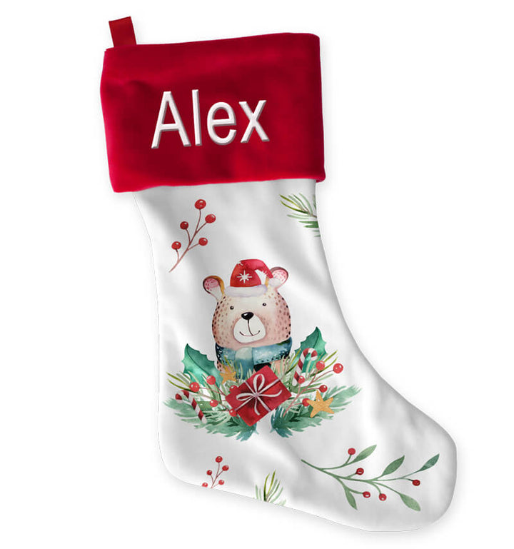 Billy Bear Christmas Stocking