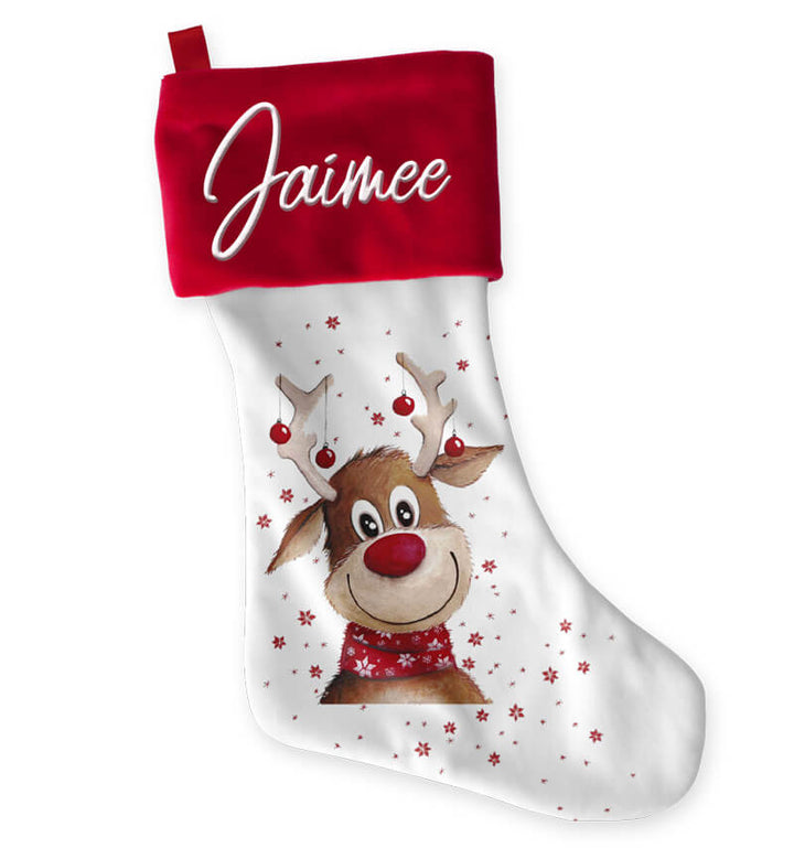 Dasher Christmas Stocking