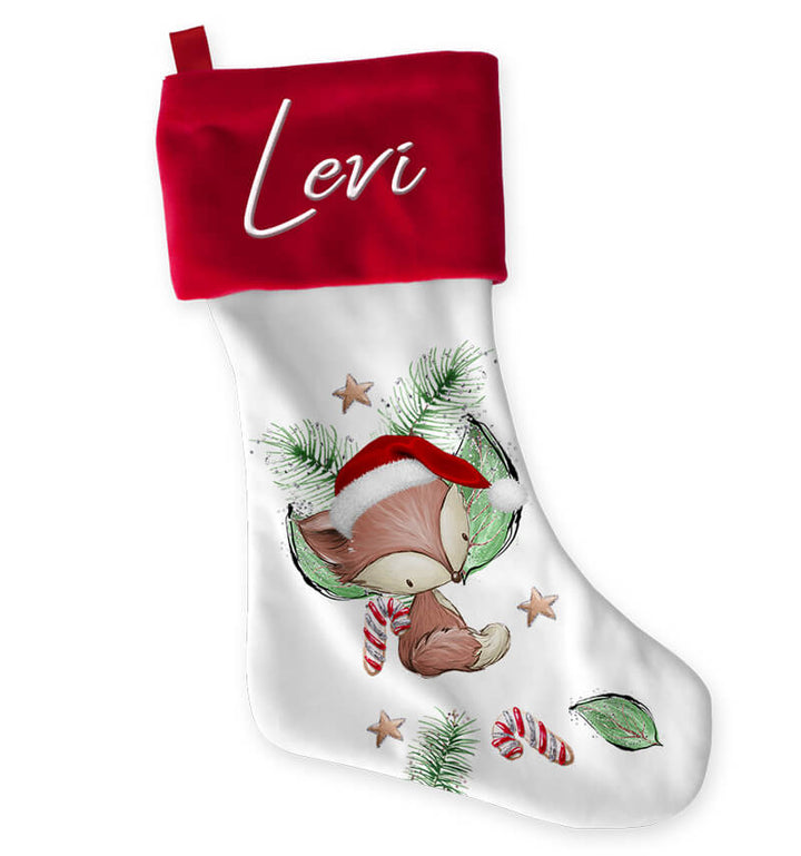 Fox Christmas Stocking