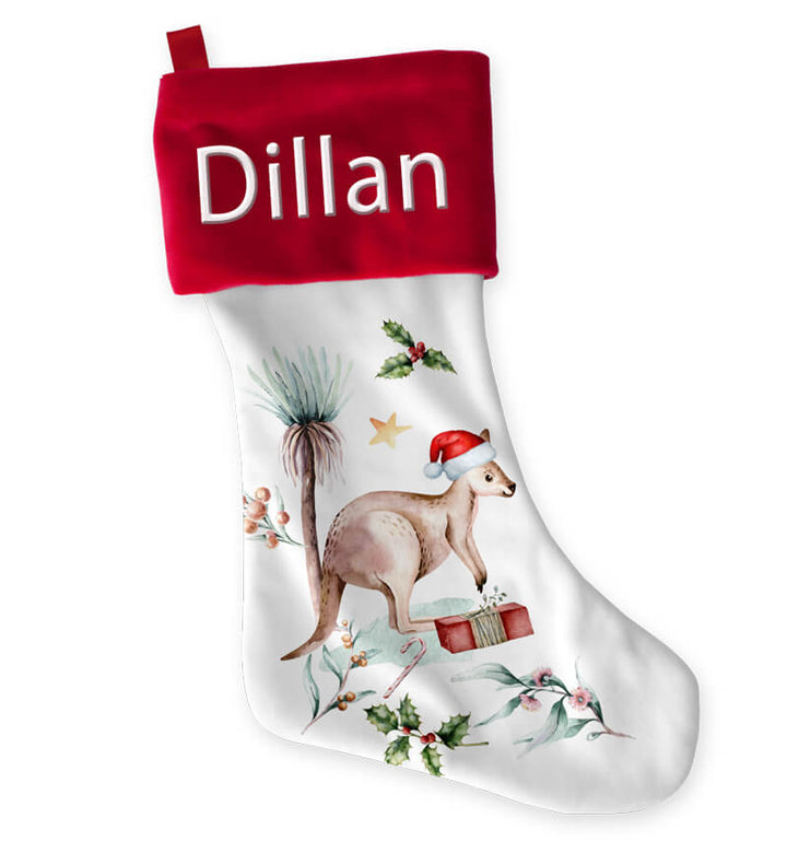 Kangaroo Christmas Stocking