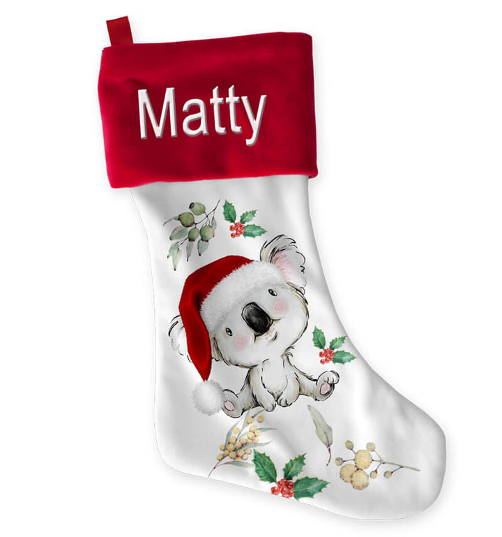 Koala Christmas Stocking