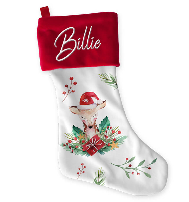 Reindeer Christmas Stocking