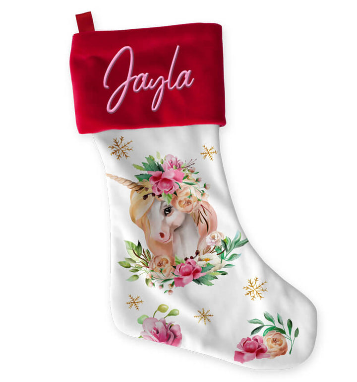 Unicorn Christmas Stocking